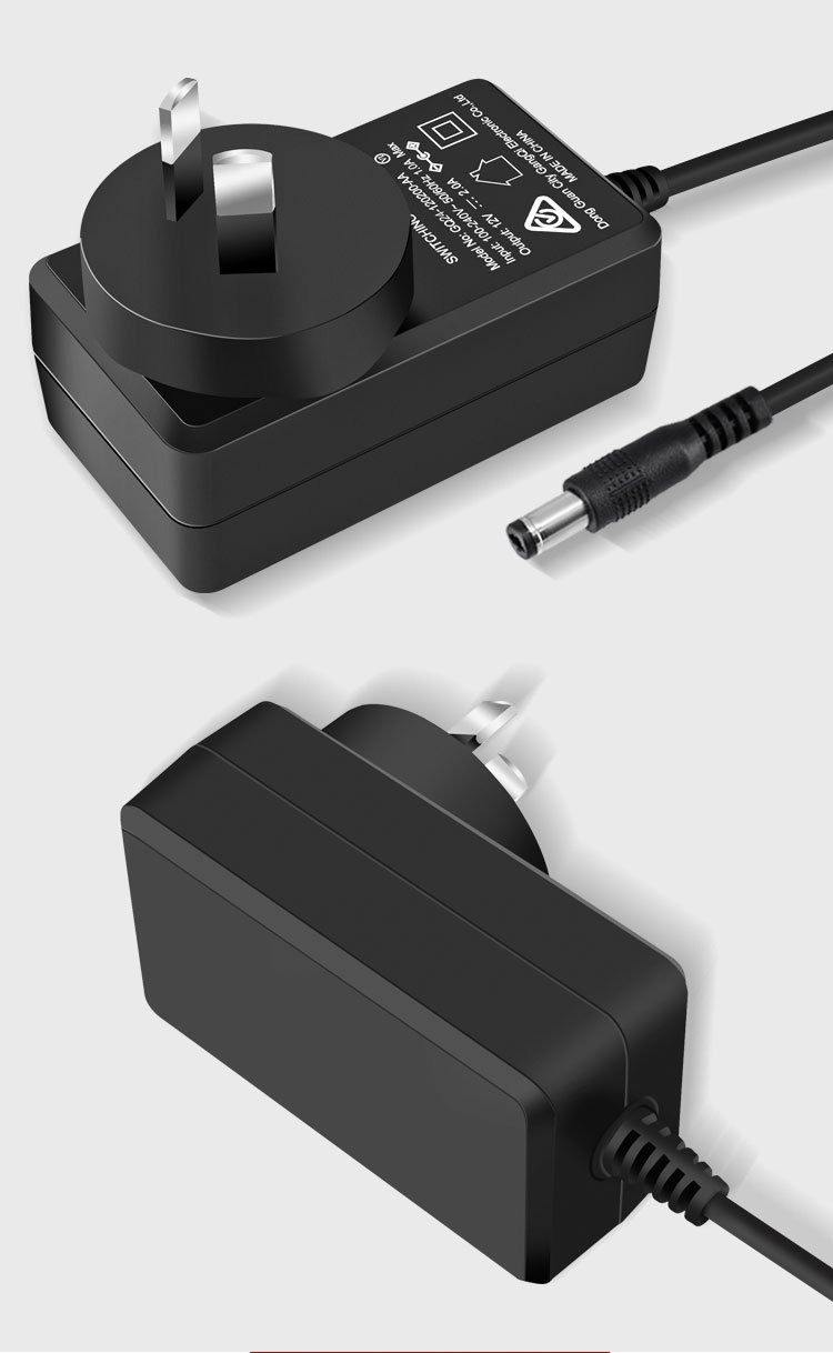 高品质原装电源适配器 24V1A与12V2A双规格，兼顾能效认证与设备兼容
